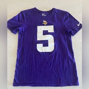 Nike Purple Tee with Viking Logo